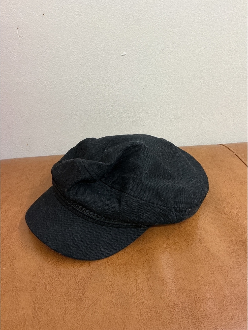 H&M Black Newsboy Cap